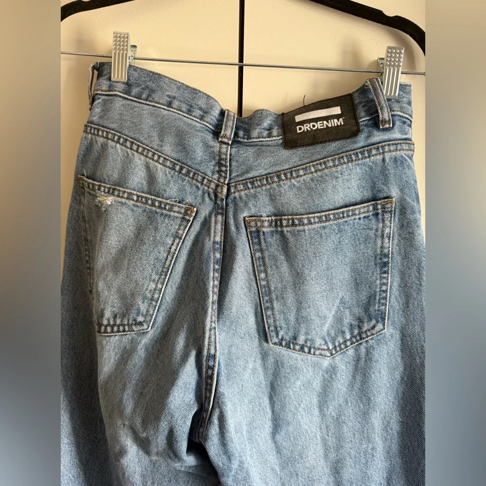 Dr Denim Echo Wide Leg in Blue Jay